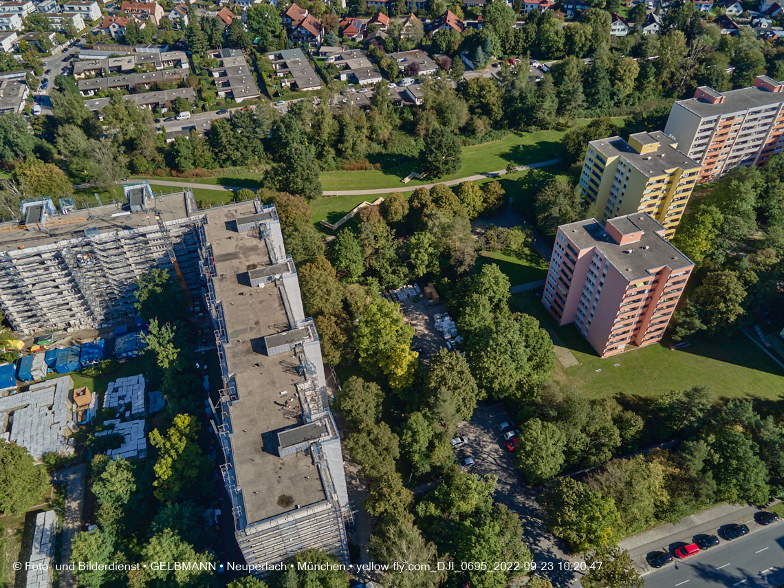 23.09.2022 - Sanierung am Karl-MArx-Ring 11-21 in Neuperlach